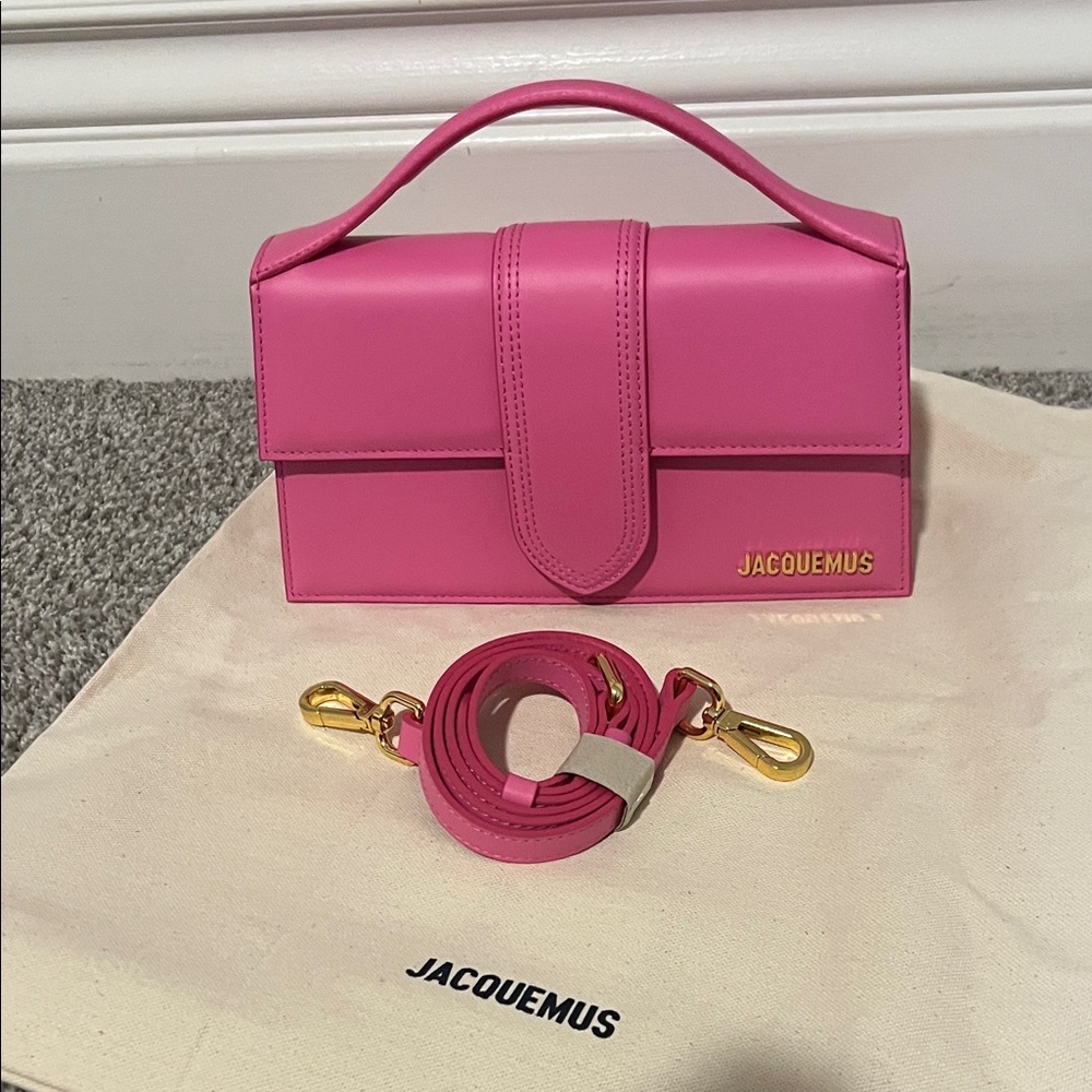 Jacquemus Pink Leather Women's Bag $1150 RETAIL